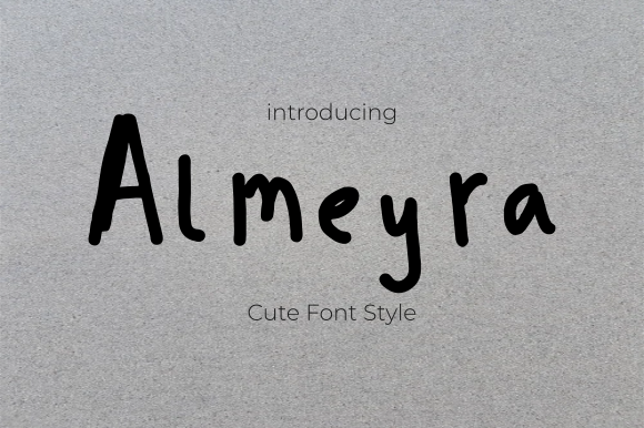 Almeyra: A Bold Handwritten Font for Business