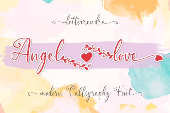 Angel Love Font: Romantic Script for Marketing