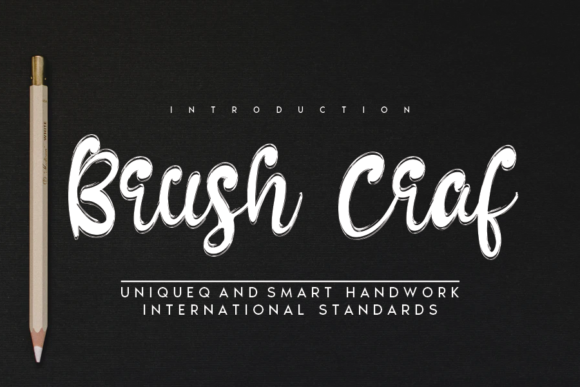 Brush Craf Font for Creative Projects