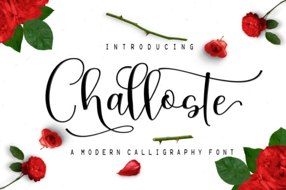 Challoste: A Stylish Script Font for Web Design