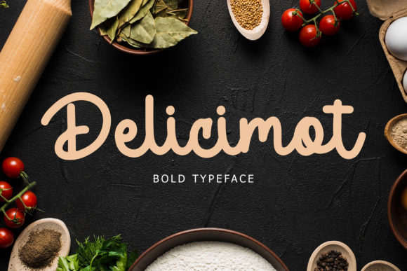 Delicimot Font: Elegant Script for Editorial Design