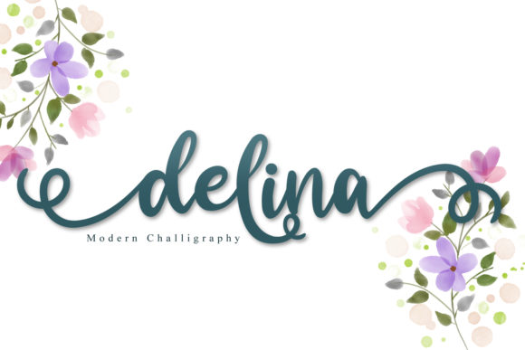 Delina: A Flowing Handwritten Font