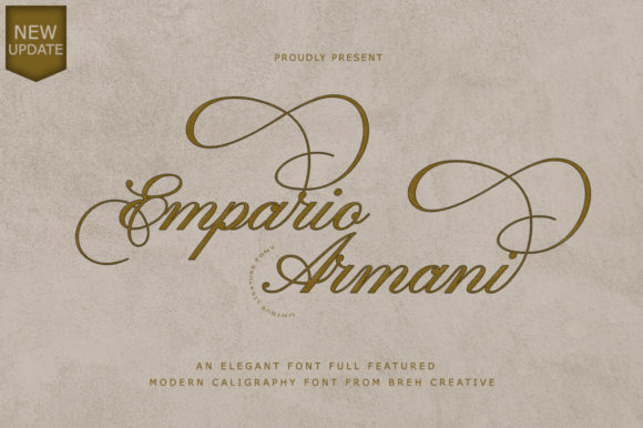 Empario Armani: A Graceful Script Font