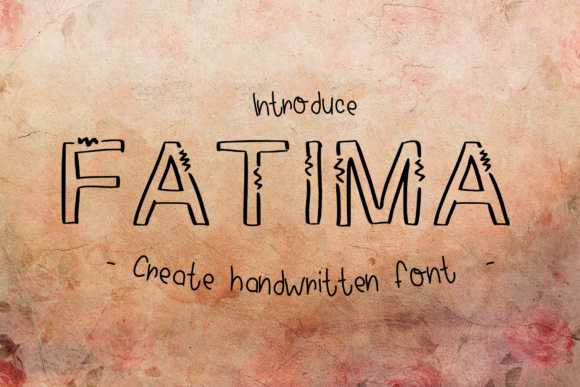 Fatima: A Cute Handwritten Font for Creative Projects