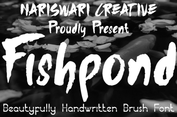 Fishpond: A Handwritten Font for Creative Projects