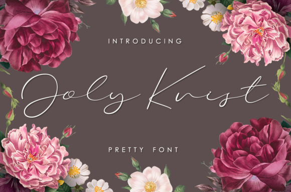 Joly Cvist: A Sweet Handwritten Font