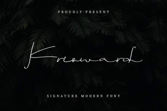 Krisward: A Handwritten Font for Creative Makers