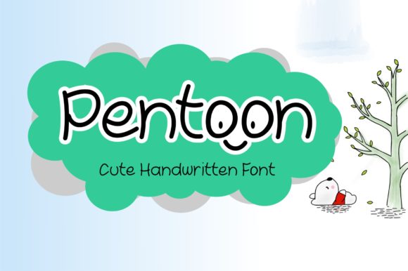 Pentoon: A Friendly Handwritten Font