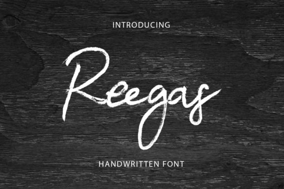 Reegas: A Handwritten Font for Creative Projects