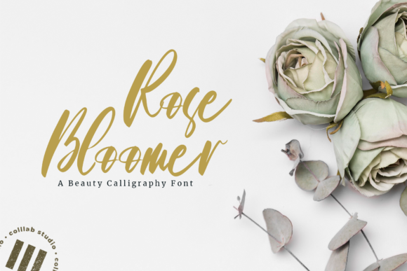 Roses Bloomer Font for Business