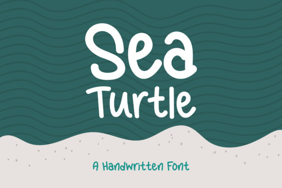 Sea Turtle Font: Handwritten Elegance for Web Design
