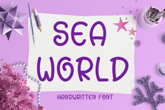 Sea World: A Friendly Handwritten Font