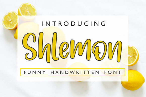 Shlemon: A Friendly Handwritten Font