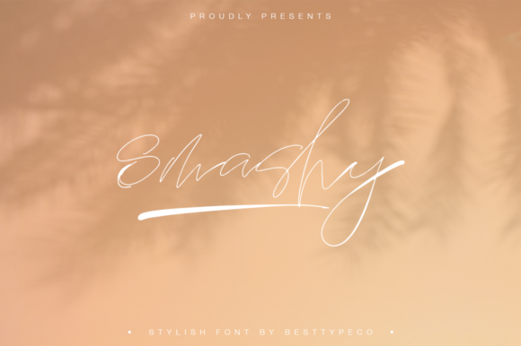 Smashy: A Stylish Script Font