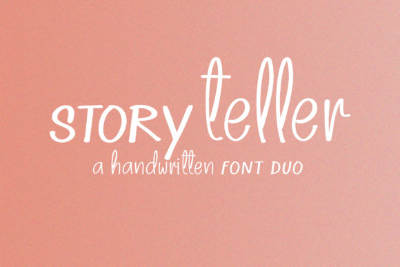 Storyteller: A Handwritten Font for Creative Campaigns