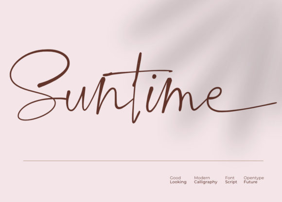 Suntime: A Font That Shines